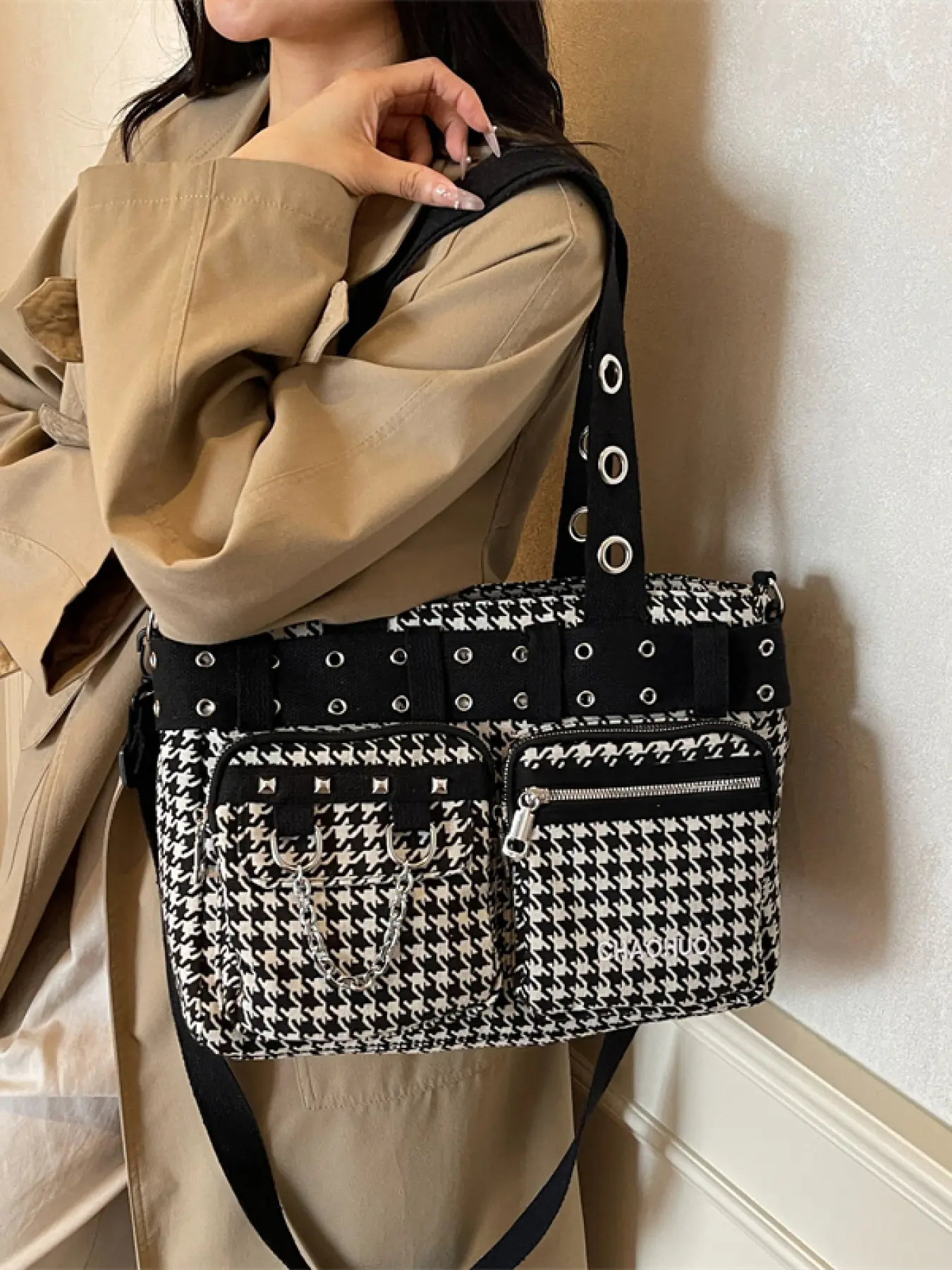 New Casual Women's Tote Bag Large Capacity Versatile Bag Shoulder Handbag Casual Commuter Bag for Fall Winter Classes Commute Totes Bag