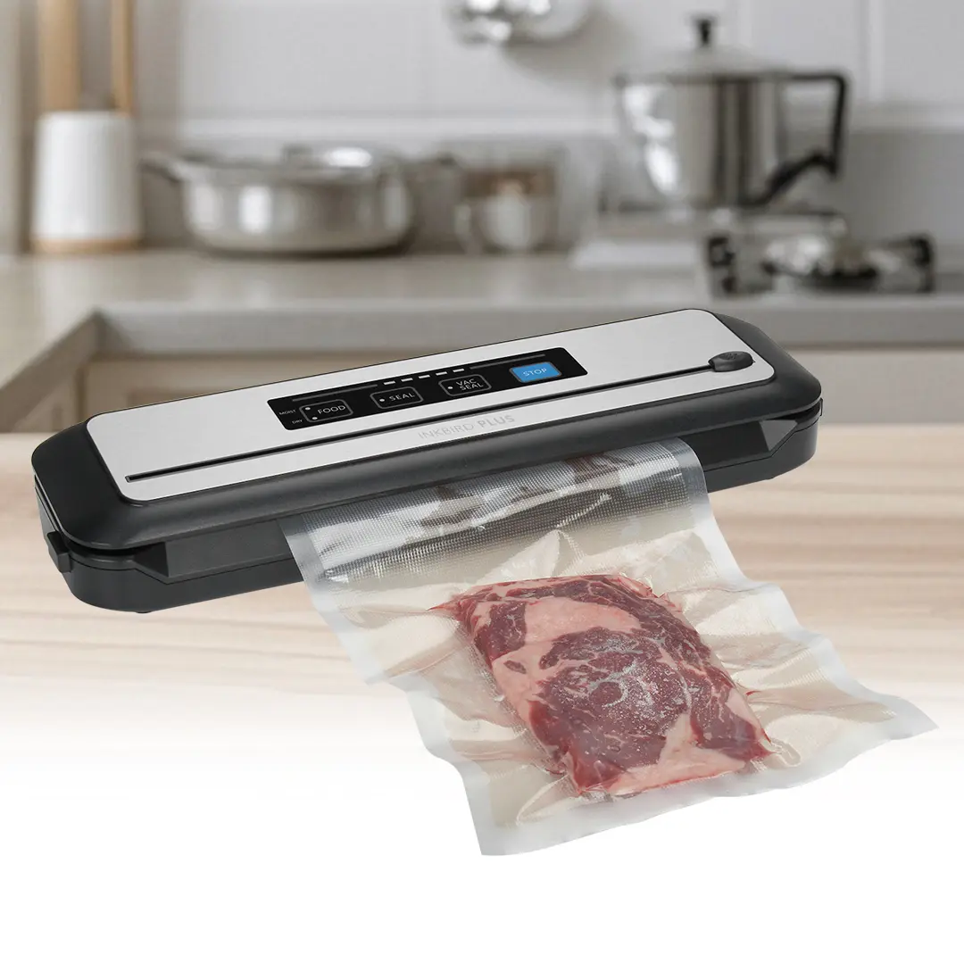Inkbird Vacuum Sealing Machine,for Food Preservation,Sealing Machine for Meats, Vegetables, Built-in Cutter, Easy to Clean Store,meal prep containers-tiktokshopstockup