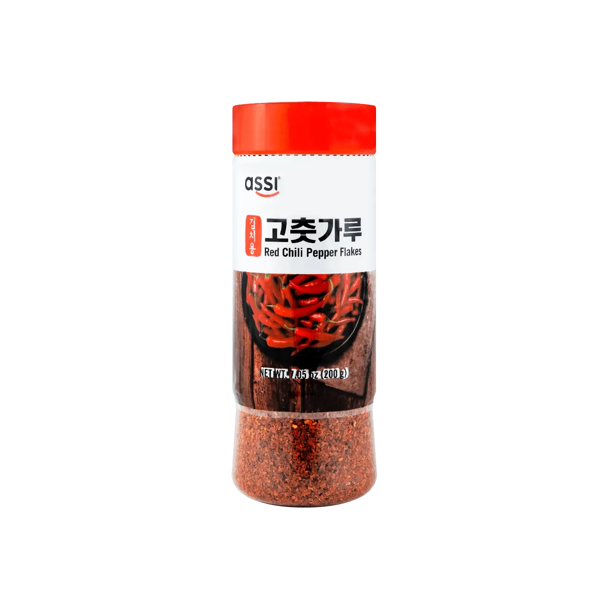ASSI BRAND Red Pepper Powder(Coarse),Gochugaru, 200g