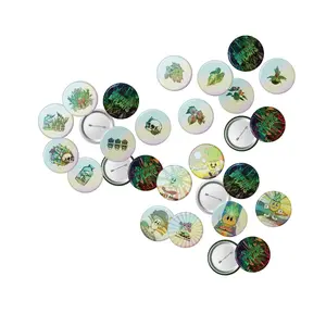 Printing + Plants Planty Pin Mega Bundle - 20+ Pins with Vibrant Plant Designs for Eco-Friendly Fashion