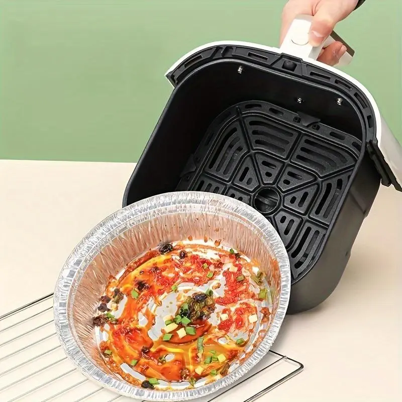 Air Fryer Tray, 30pcs/set High Temperature Resistant Air Fryer Tray, Oven Baking Tray, Food Grade Baking Tray, Fryer Liners, Air Fryer Accessories, Air Fryer Accessory Set