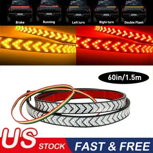 AUXITO 60" Car Tailgate LED Light Strip Bar Brake Turn USA