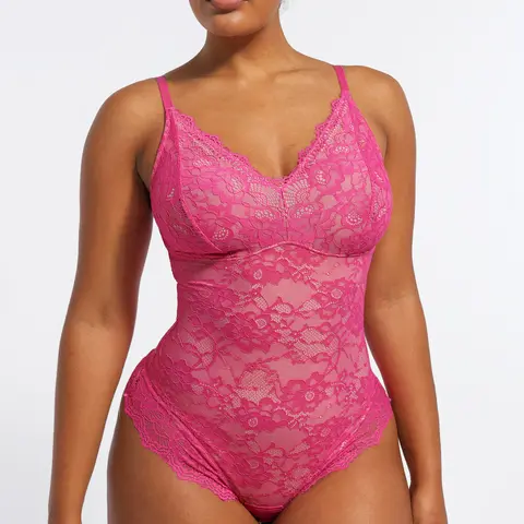 Shapellx AirSlim Lace Smooth Firm Control Full Body Shapewear Cute Lady Outfit breast Covers Womenswear Sexy