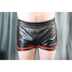OnF Booty Shorts in Black with Red Highlights