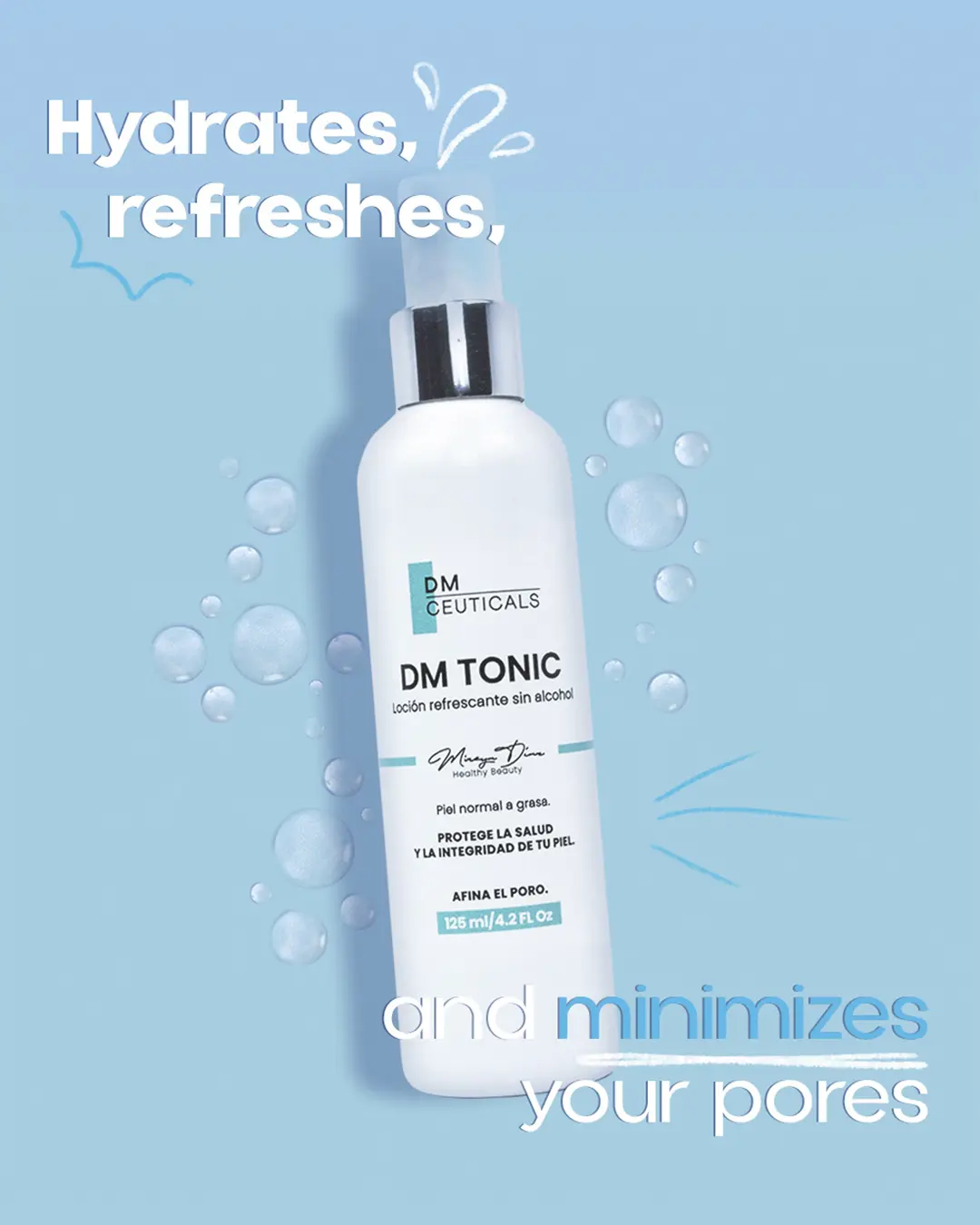 DM TONIC: Refreshing Lotion. 100 ml.