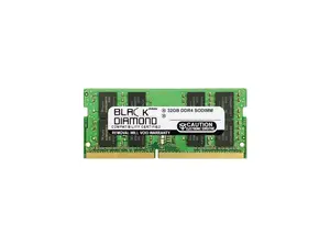 Black Diamond Memory 32GB 260-Pin DDR4 SO-DIMM DDR4 2666 (PC4 21300) Notebook Memory Model BD32G2666MQN28