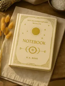 Wealth 369 Method Journal – Abundance Manifestation Ritual Notebook (Hardcover)