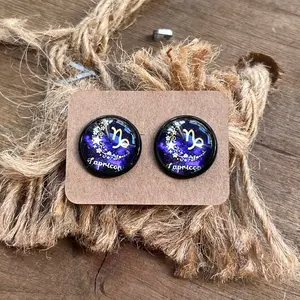 Zodiac Sign Stud Earring