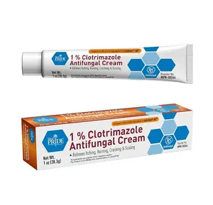 MED PRIDE 1% Clotrimazole Antifungal Cream 1oz- Fungus Skin Care Treatment with - Jock Itch Body Ointment - Fights Infection, Sweat Rash, Athletes Foot, Ringworm & Relieves Itching, Burning