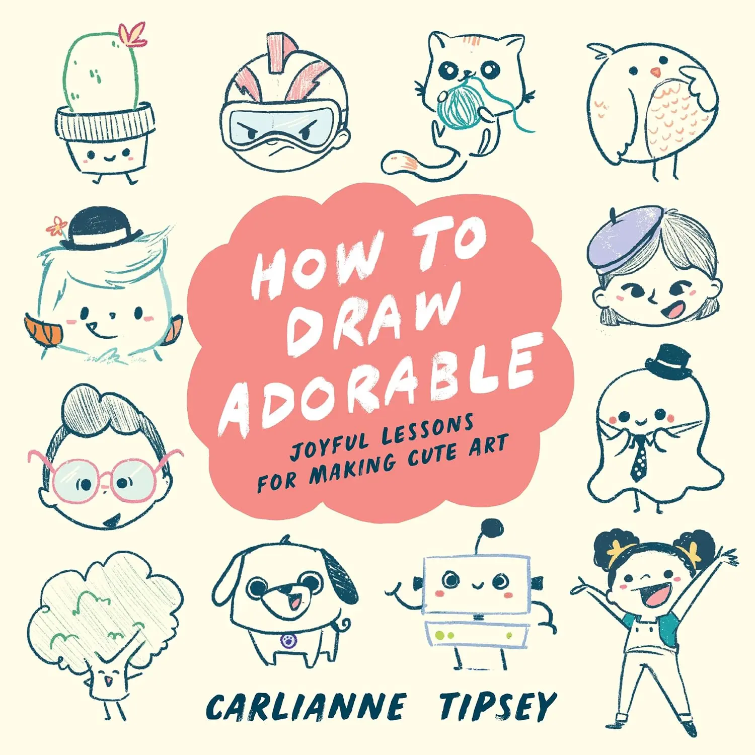 Cute Art Instruction Book - How to Draw Adorable Characters with Joyful Lessons for Aspiring Artists (Literature & Art Category)