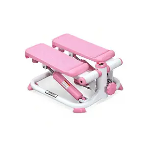 outstanding quality  Total Body Stepper hine For Exercise Low Impact Stair Step Cardio Equipment With Resistance Bands Digital Monitor Up Down Pink Sunny Health Fiess P2000