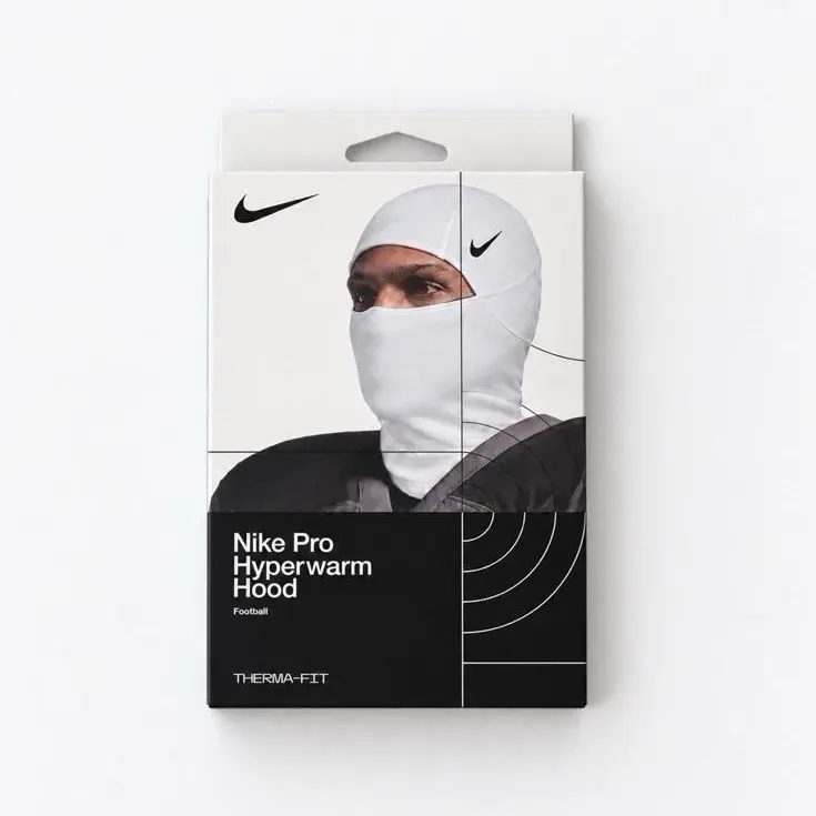 Nike Pro Hyperwarm Hood | White | One Size Fits All