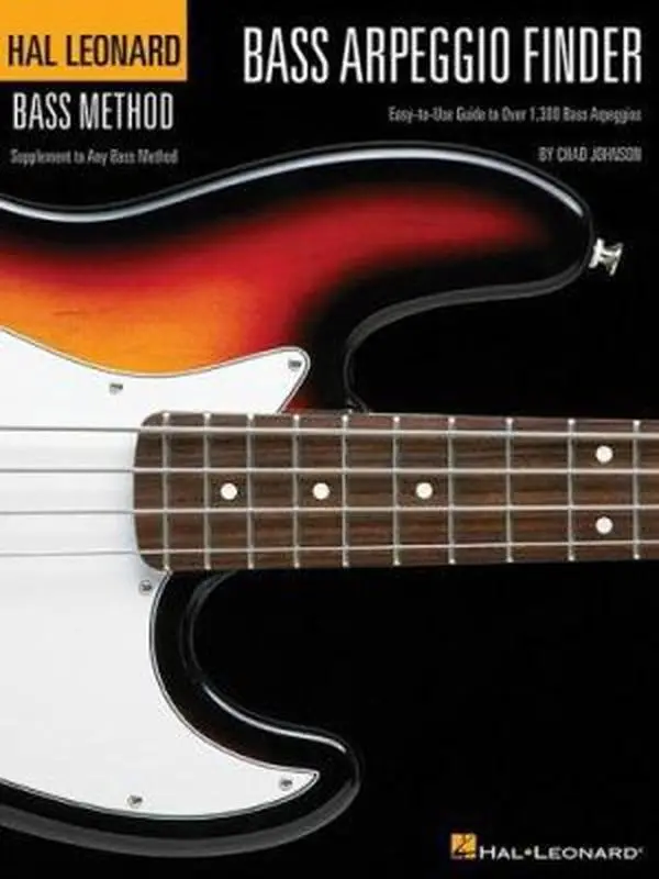 USED Book - Bass Arpeggio Finder: Easy-To-Use Guide to Over 1,300 Bass Arpeggios Hal Leonard Bass Method by Johnson, Chad (Paperback) - english