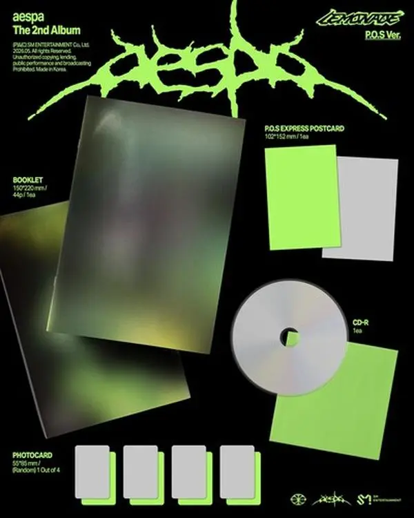 Aespa - 2ND Album 'Lemonade' [P.O.S. Ver.] (CD)