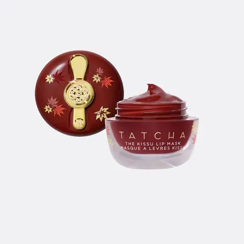 Tatcha The Kissu Lip Mask - Japanese Maple Red, Deep Red Hue, Moisturizing, Plumps Lips, Smooths Lines, Glossy Finish, $29