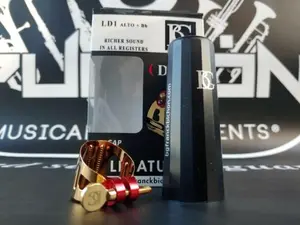 BG France LD1 Duo Gold Plated Bb Clarinet/Alto Sax Ligature