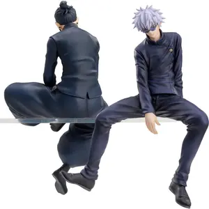 2026 new 14cm Anime JJK Figure Sitting Gojo Action Figure Geto Suguru Figurine PVC Collection Model desktop ornaments Child Toys Gifts