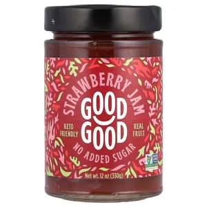 GOOD GOOD Strawberry Jam, 12 oz (330 g)