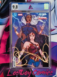 DC MARVEL BATMAN DEADPOOL #1 JENNY FRISON 1ST PRINTING CGC 9.8
