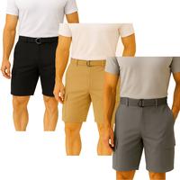 (3 Pack) Black-Khaki-Grey