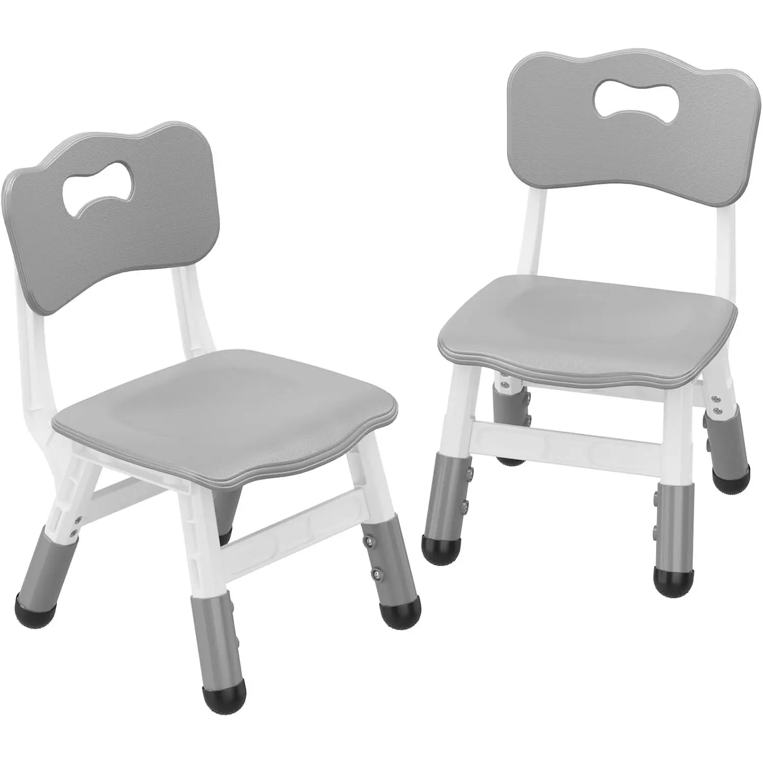 2 Pack Kids Chair, 3 Level Height Adjustable Kid Chair, Plastic Toddler Chairs for Children Boys Girls Age 2-6, Suitable for Home Family Classroom Nursery Indoor Use