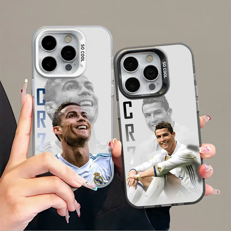 IPhone 16 17 Promax Ronaldo No.7 Phone Case Anti Drop Protective Case Suitable For iphone 15 14 13 SAMSUNG S25 24 23 22 ULTRA Acrylic Phone Case