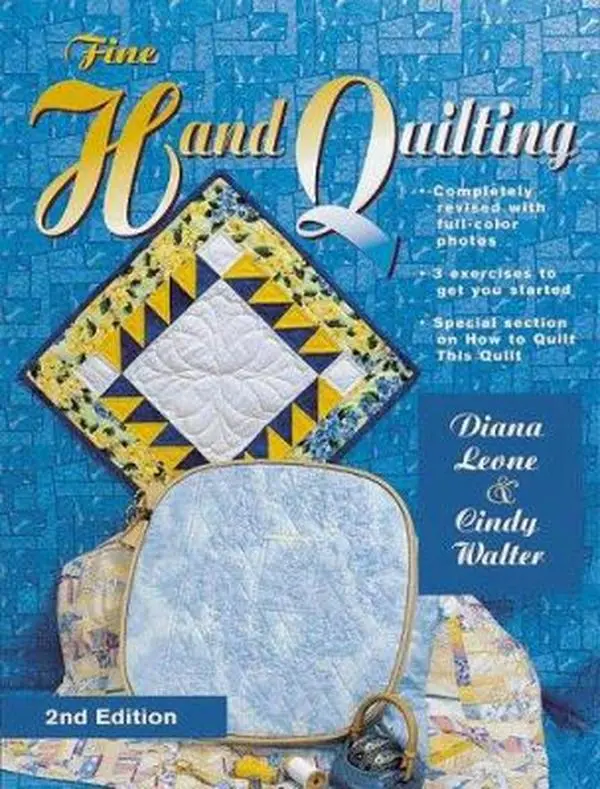 USED Book - Fine Hand Quilting by Diana Leone (Paperback) - english