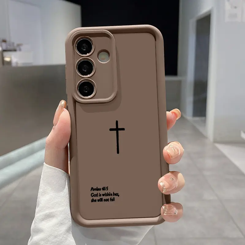 Case for Samsung S25 ultra plus S24 S23 S22 Ultra Plus FaithGuard Advanced fashion gift Anti-Scratch Shockproof Soft Silicone Protective Cover Cellphone Protection
