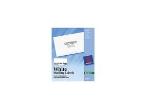 Avery 5360 Self-Adhesive Address Labels for Copiers, 1-1/2 x 2-13/16, White, 2100/Box Avery 5360 Self-Adhesive Address Labels for Copiers, 1-1/2 x 2-13/16, White, 2100/Box