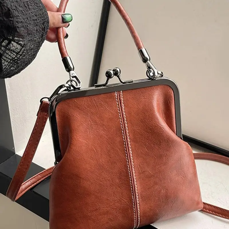 Women's Retro Fashion, Simple Style Mini Handbag with Adjustable Strap, Classic Versatile Design for Daily Use, Casual Crossbody Bags