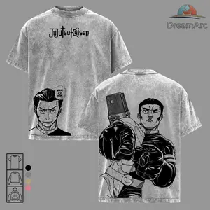 Takaba JJK Anime Graphic Tee, Sweatshirt, Hoodie Vintage Washed Oversized Dark Comedy Sorcerer Streetwear T-Shirt, Soft Cotton Unisex Apparel, Gift for Jujutsu Kaisen Fans