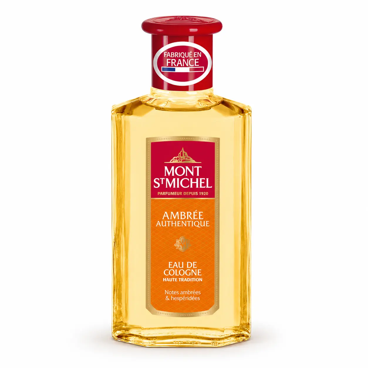 Mont St Michel Ambrée Amber Eau de Cologne 250ml | Made in France