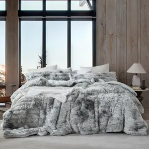 Snowball Chunky Bunny - Coma Inducer Oversized Comforter Set - Monsoon Gray