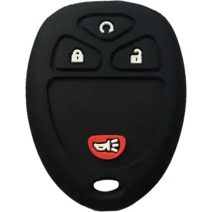 Rpkey Silicone Keyless Entry Remote Control Key Fob Cover Case protector Replacement Fit For Buick Cadillac Chevrolet GMC Pontiac Saturn Suzuki OUC60270 15913421