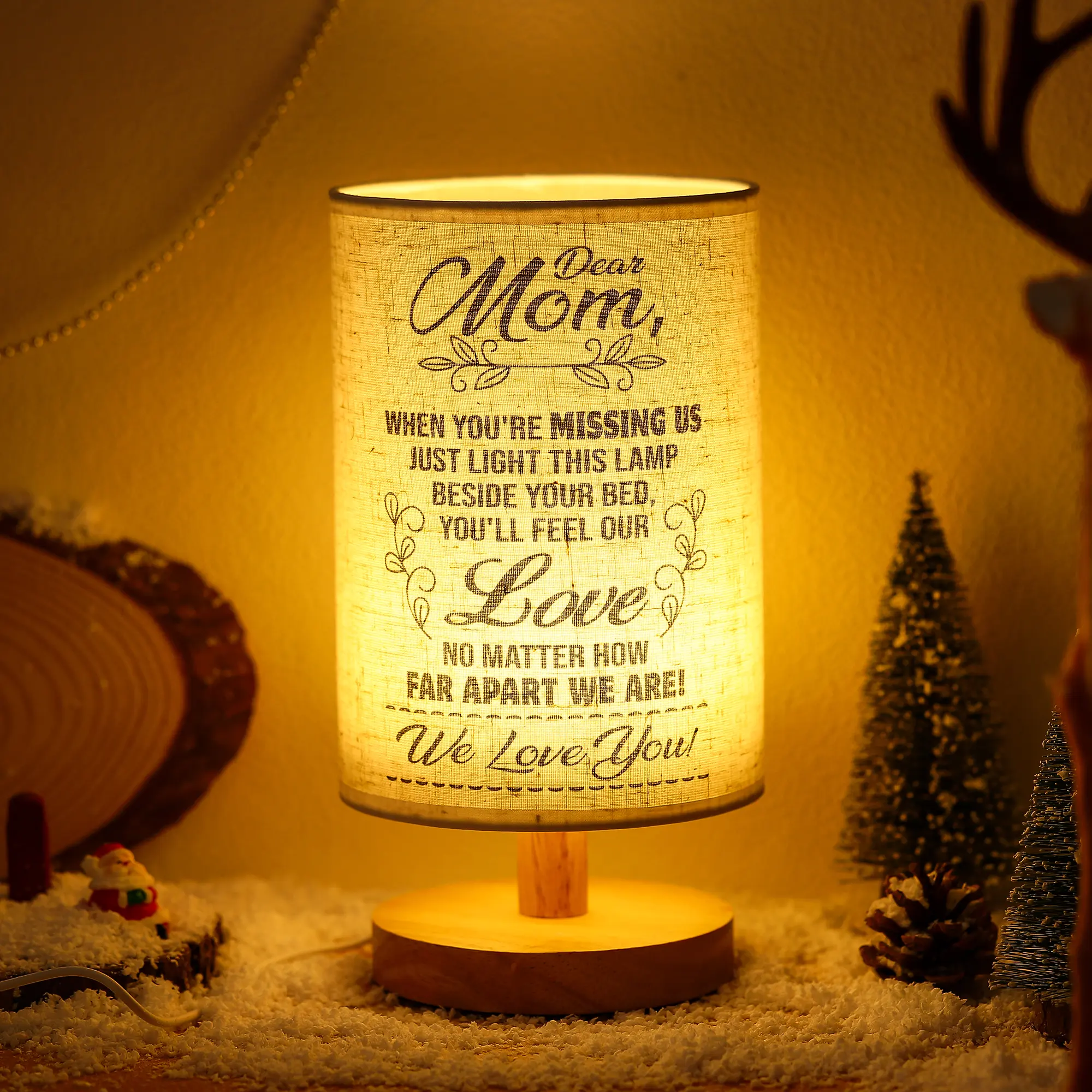 Birthday Gifts for Mom from Daughter Son-Table Lamp Mom Gifts from Daughters Night Light Anniversary Presents for Mother Women,Best Mom Gifts Ideas