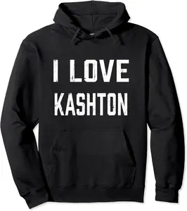 I Love Kashton Family Son Daughter Boy Girl Baby Name Pullover Hoodie - Luismrid Shop 53B09BKDD3P9