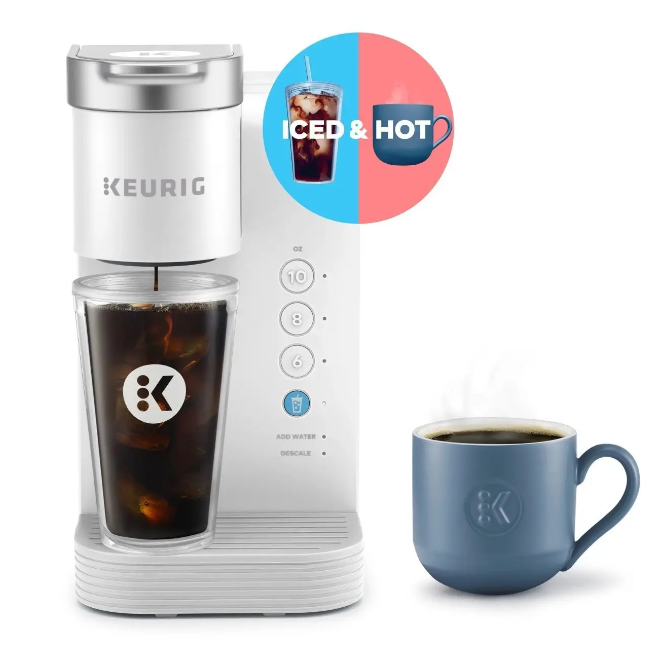 Keurig K-Express Essentials Plus, Iced and Hot Single-Serve K-Cup Pod Coffee Maker