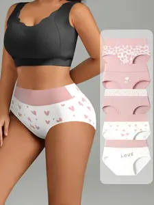 Womens Seamless Cotton Bikini Underwear - Breathabke Elastic Hipster Panties, Basic & Comfortable Fit, 5 Pack(XS-XXL) Springtok Style