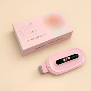 2026 Upgraded Portable Cordless Heating Pad for Period Cramps, Fast Heat Electric Belly Wrap with 3 Heat Settings & 3 Massage Modes, Menstrual Pain Relief Warmer Gift for Women Girls