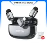 BOYA Mini 2 Wireless Clip Lapel Microphone - 5G, 30hrs Battery, 260mAh Charging, Limiter & Safety Track, Noise Cancellation, Smart App Control, USB-C, High-Quality Audio for Mobile Vlogging, Device Recording