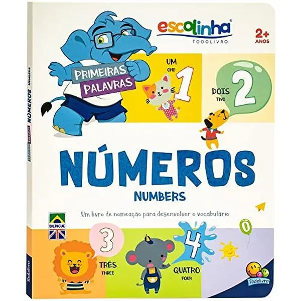 USED-livro primeiras palavras numeros escolinha todolivro by Todolivro (Hardcover)