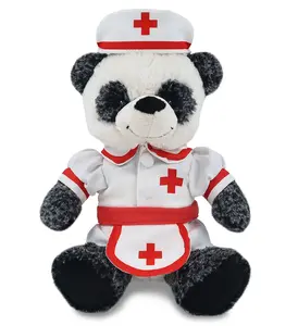 SUPER-SOFT PLUSH - SITTING PANDA NURSE DRESS UP