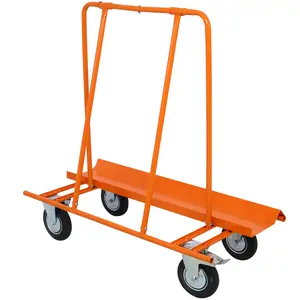 Heavy Duty Drywall Sheet Cart & Panel Dolly 1600lbs-3300lbs load capacity,panel service cart ,casters with brake