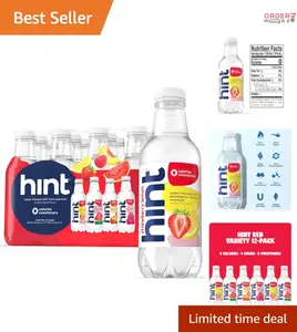 Flavored Water Variety Pack 16oz Zero Calorie, Sugar-Free, Healthy Hydration