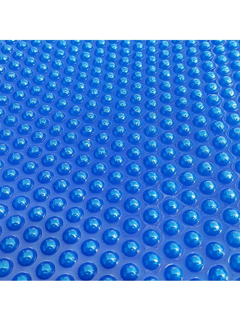 16 Mil Blue Rectangular Solar Pool Blanket for 12'-32' Rectangular Areas, Thermal Bubble Design, Reduces Water Evaporation, Essential Above-Ground Swimming Pools Accessory