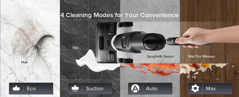 Roborock F25 ACE Wet Dry Vacuum Cleaner, 194°F Hot Air Flash Drying Electric Mop, Cordless, with Zero Tangle, 180° Lie Flat #TikTokShopBlackFriday #TikTokShopCyberMonday