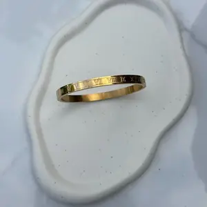 Roman Bangle Stainless Steel Bangle