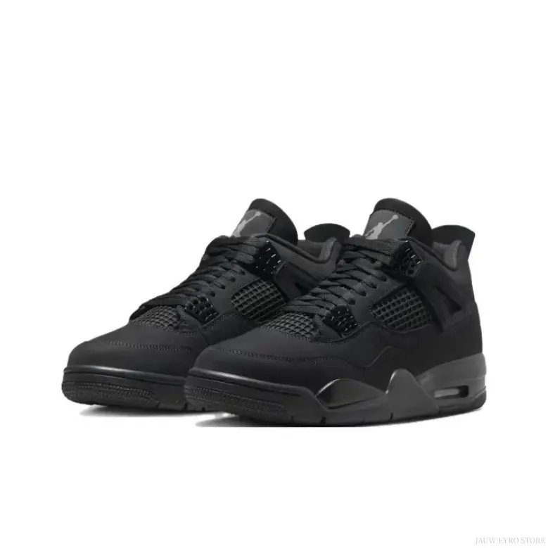 Jordan Air 4 Retro Basketball Shoes (Unisex) - 'Black Cat' Mid-Top