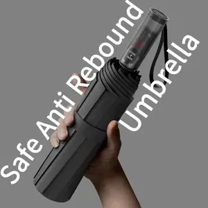 2025 Hot Sale Automatic Safe Anti Rebound Folding Umbrella For Rain And Sun 24 bones Windproof Frame Automatic Open Mechanism Safe Colse Mechanism Enhanced UV Protection