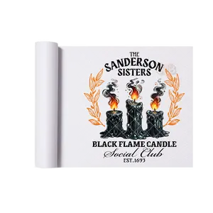 Black Flame Candle DTF Transfer